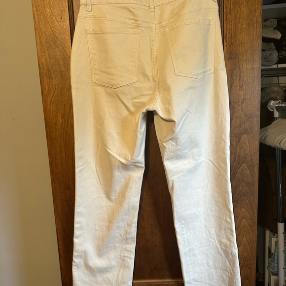 DL1961 Patti Straight High Rise Vintage Ankle Ecru - Picture 2 of 4